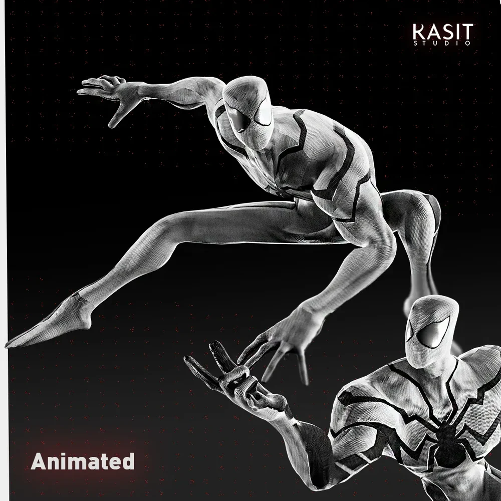 Spiderman Animated White