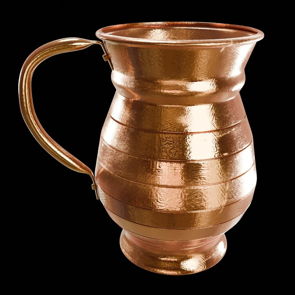 Persian Copper Jug Dish