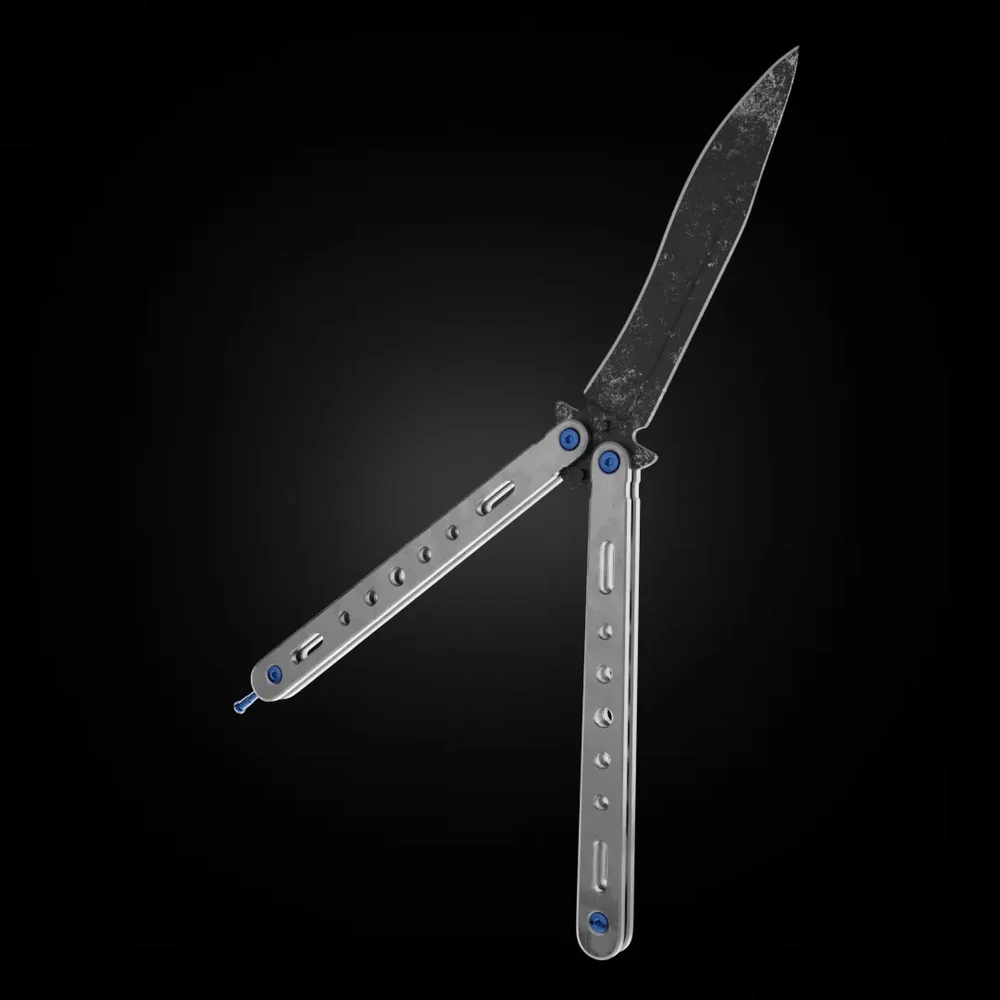 Rigged Balisong Butterfly Knife