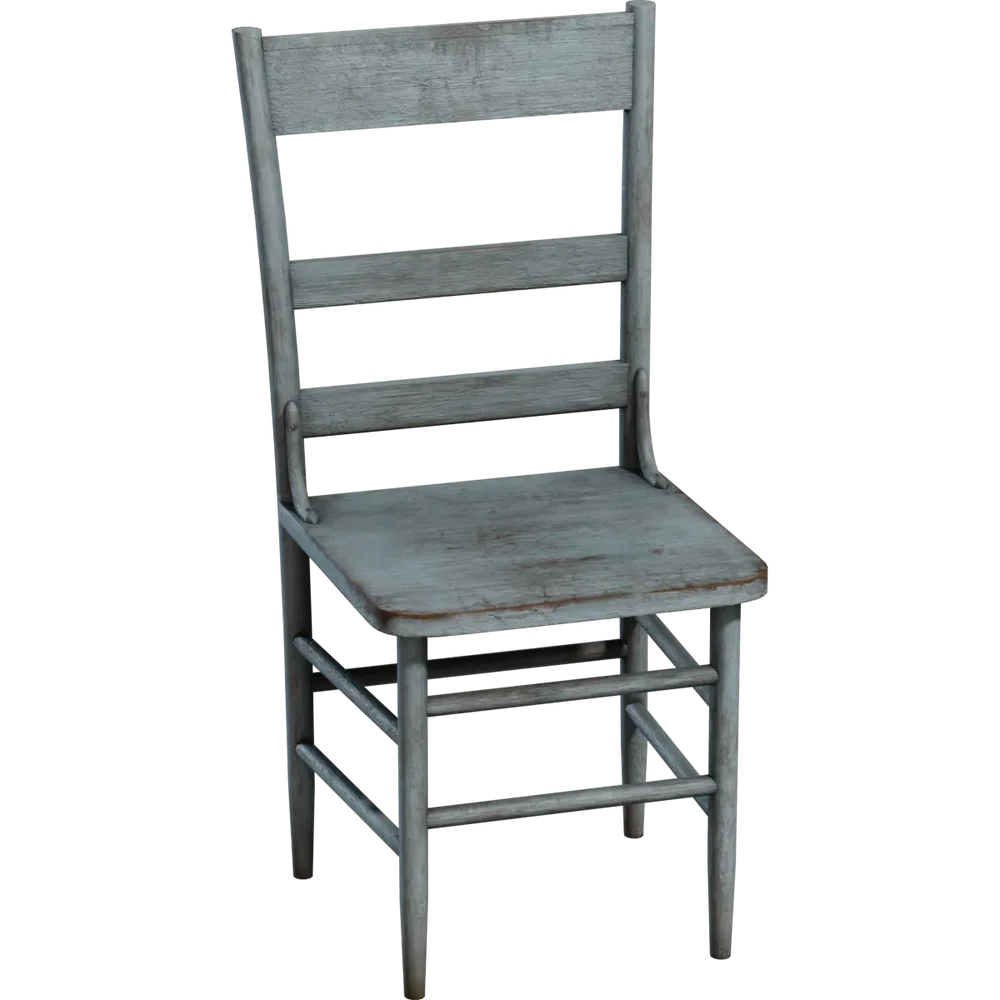 Painted Wooden Chair 02