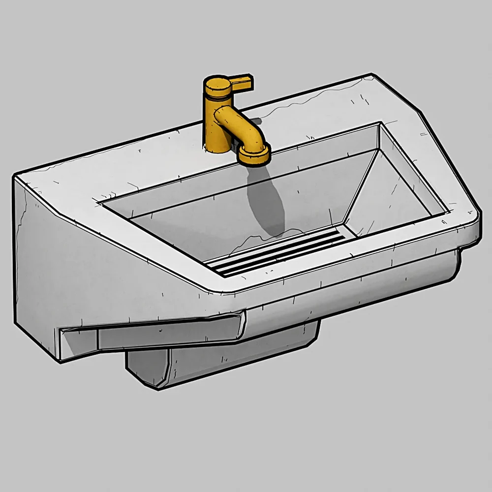 Futuristic Wash Basin