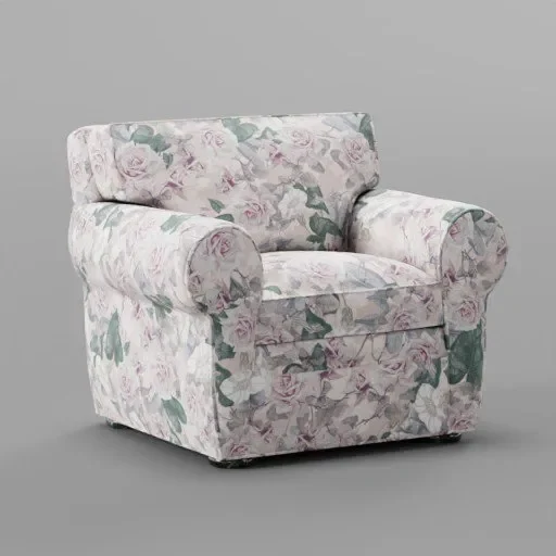 Floral Modern Armchair 2