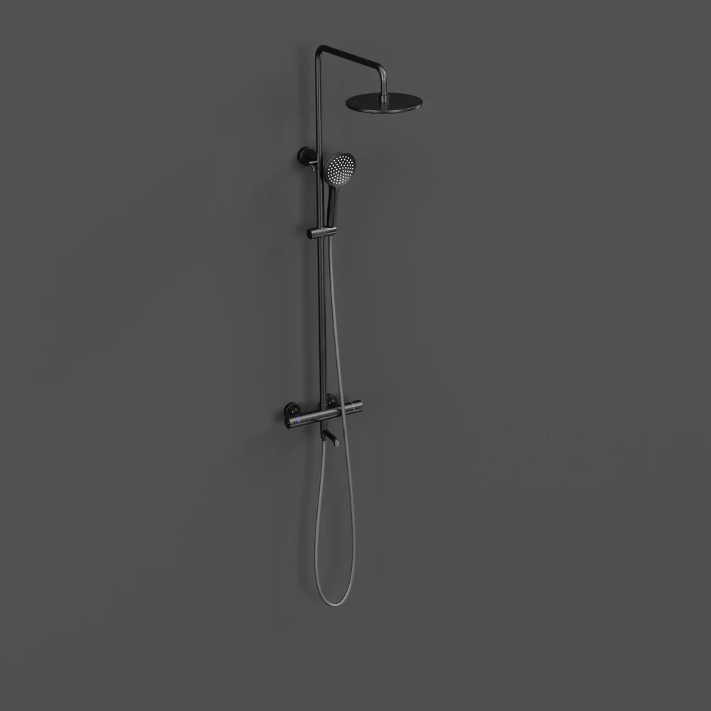 Black Shower System