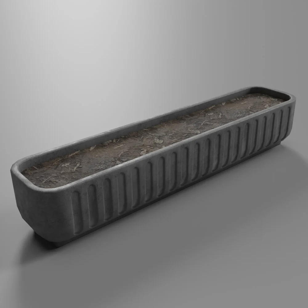 Large Concrete Planter
