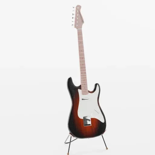 Guitar On Stand