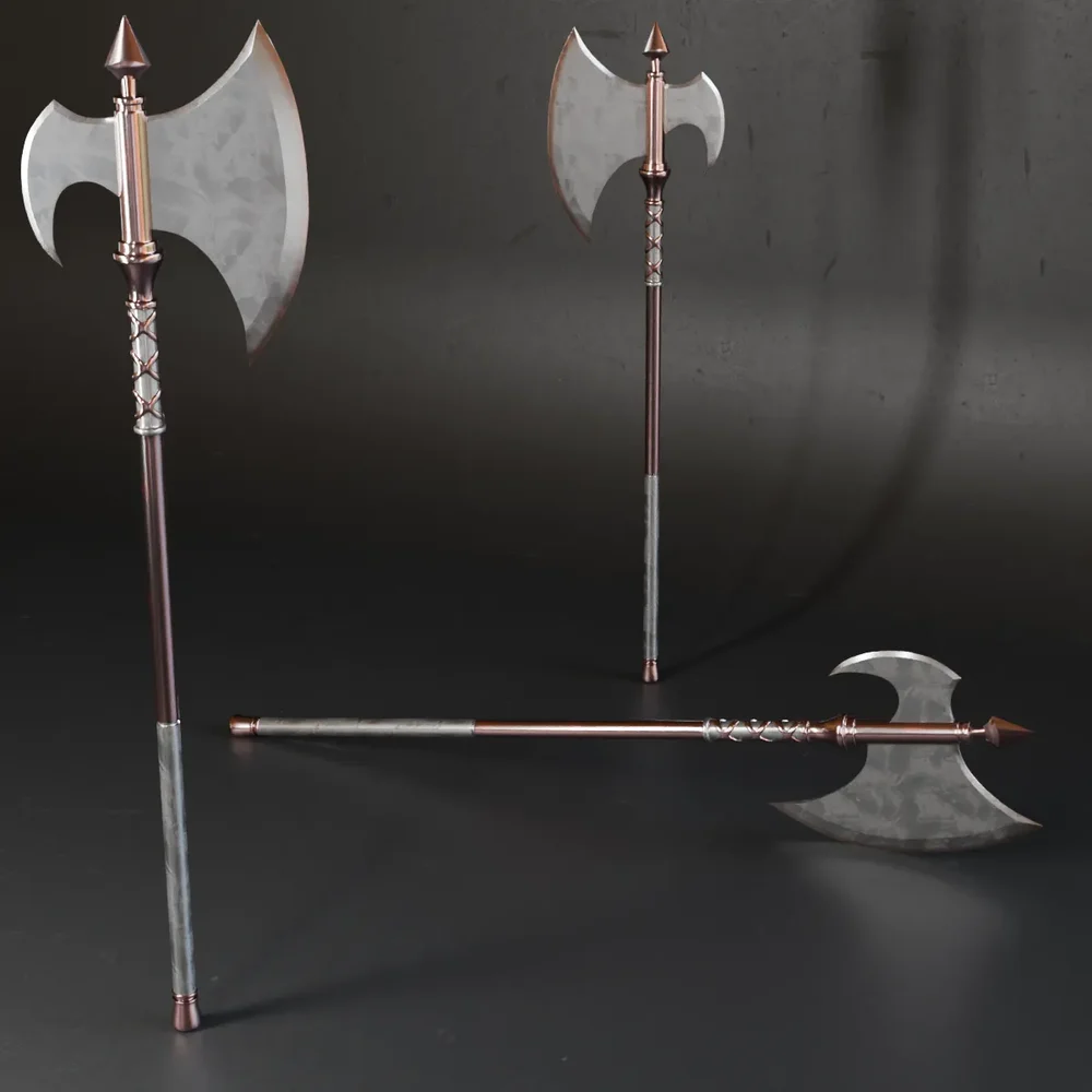 Mk Axe Lowpoly-015