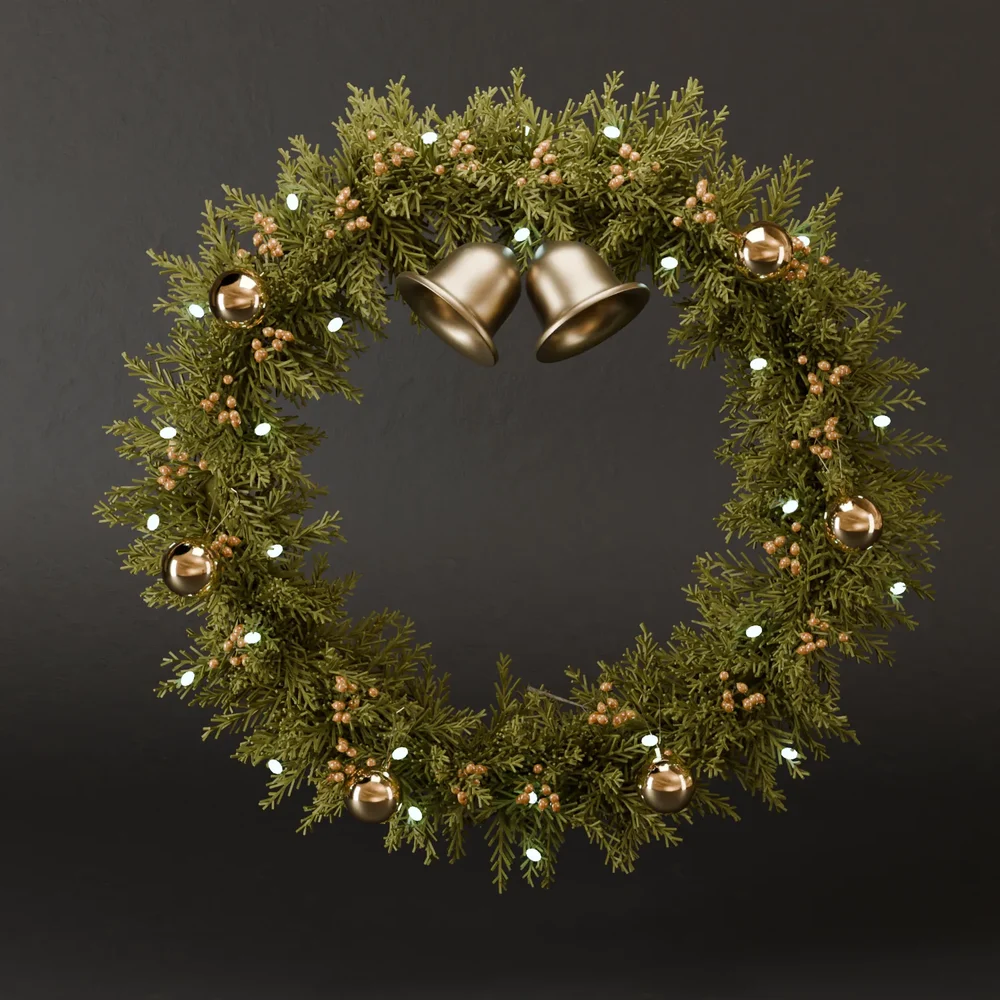 Sj-Christmas Decor Yellow Bells