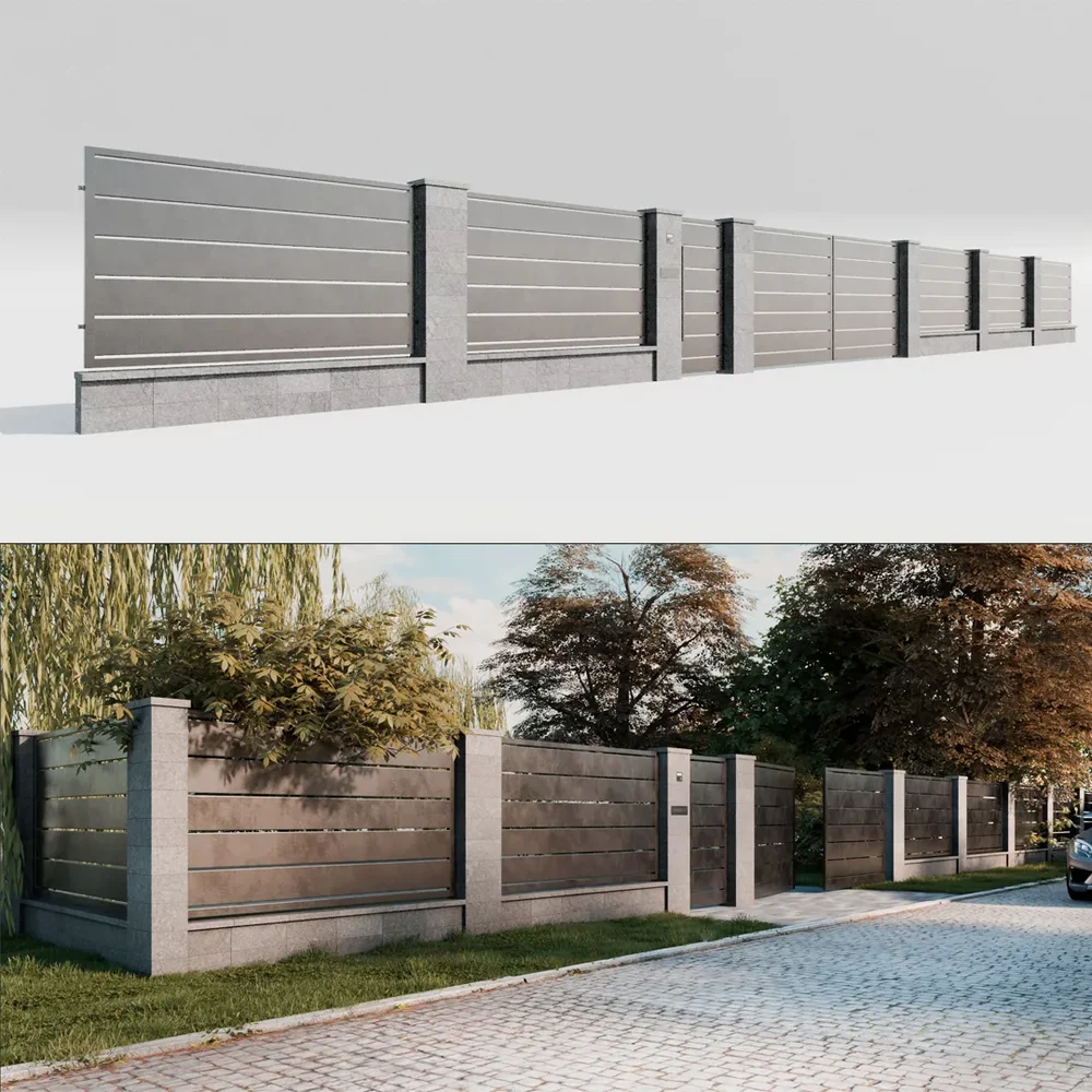Full Fence With Wicket And Gate Model Ac