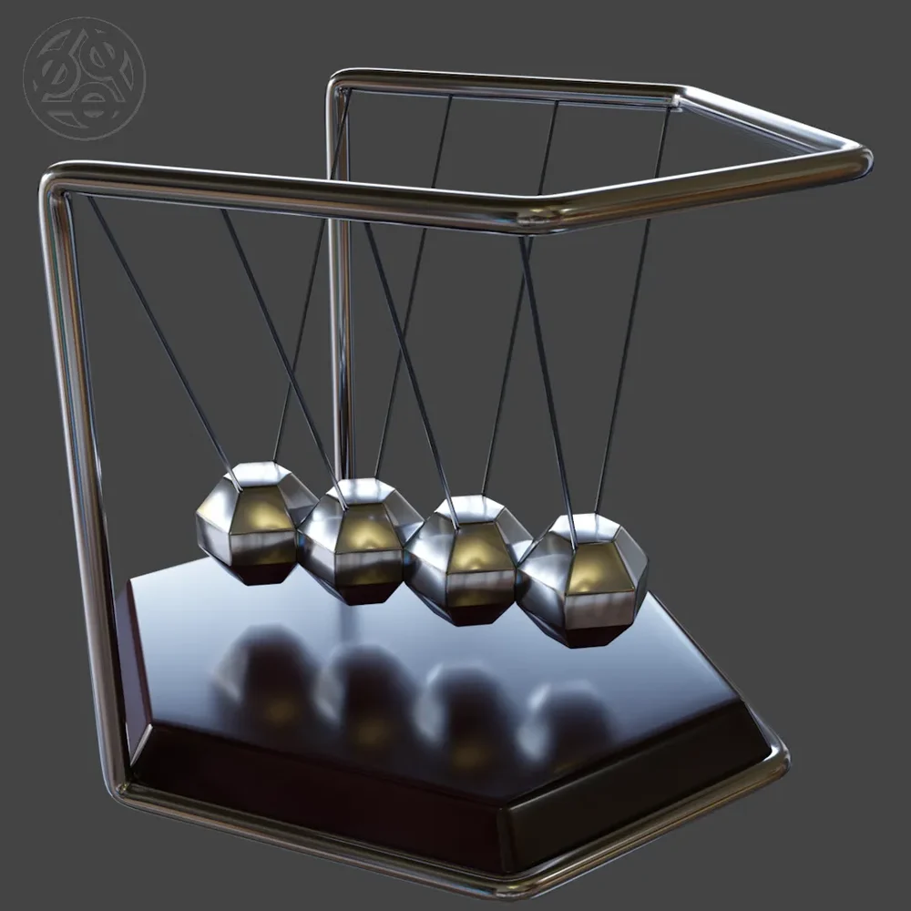 Newton's Cradle By Djh - Modern Desk Toy