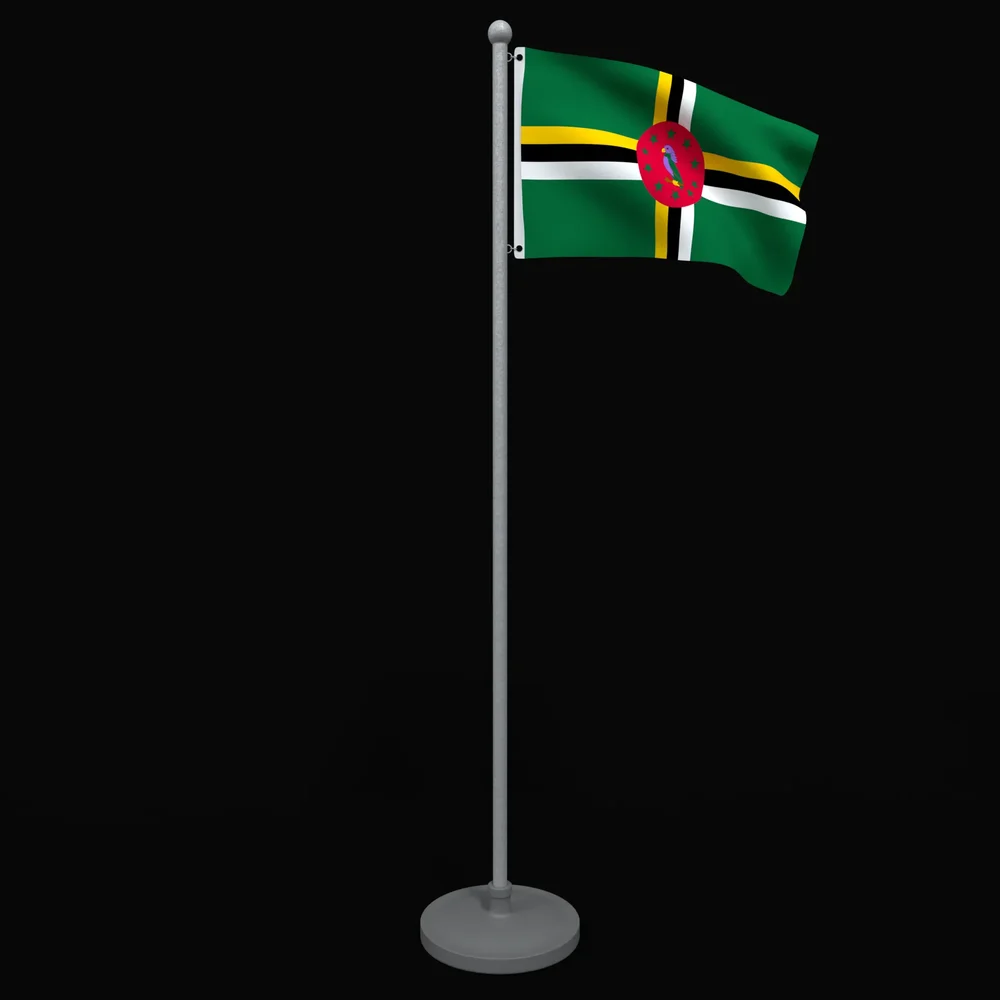 Animated Flag Of Dominica