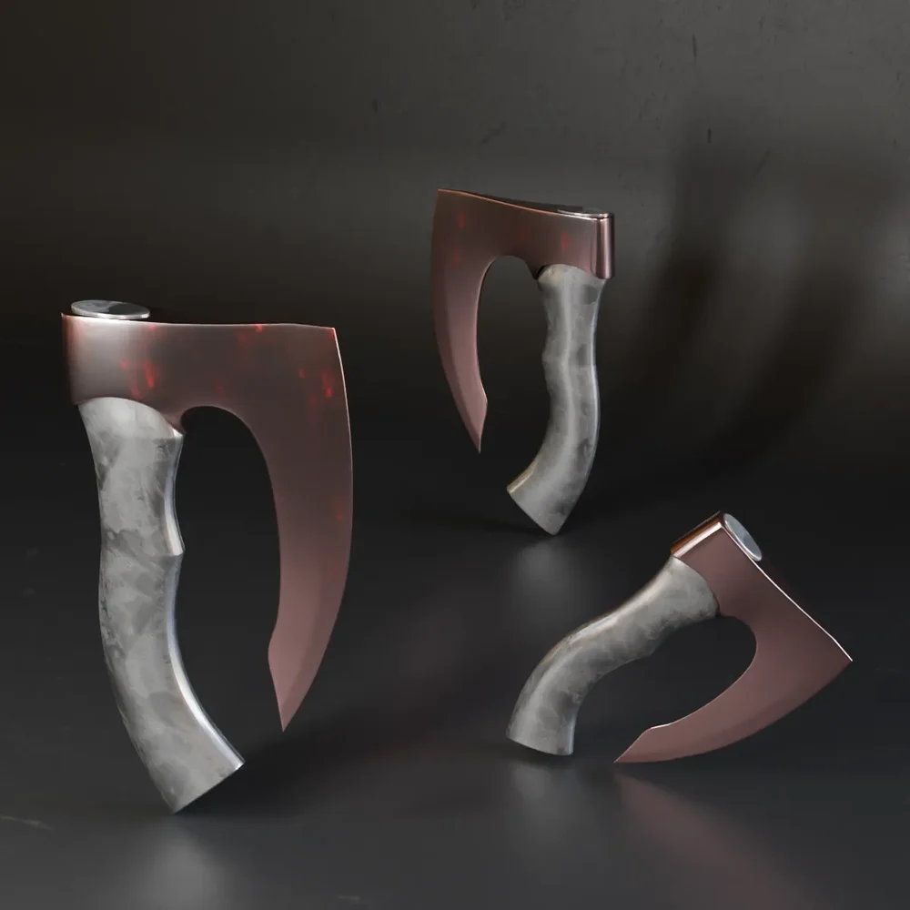 Mk Axe Lowpoly-011