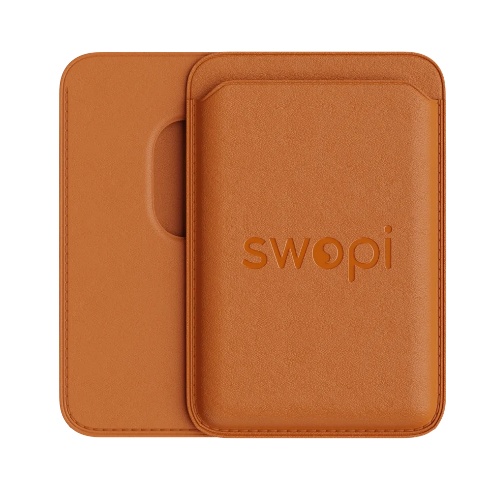 Brown Leather Wallet For Iphone