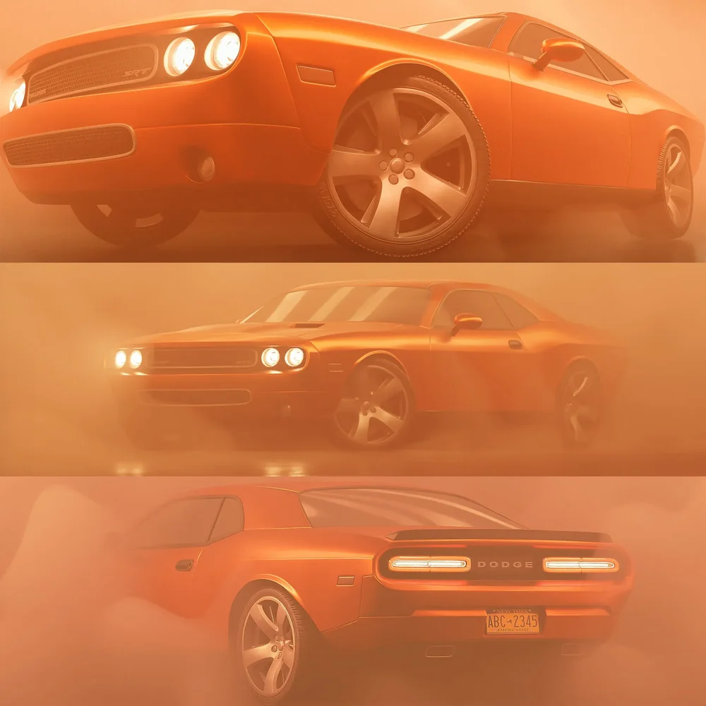 Car Dodge Challenger 2008(Rigged)