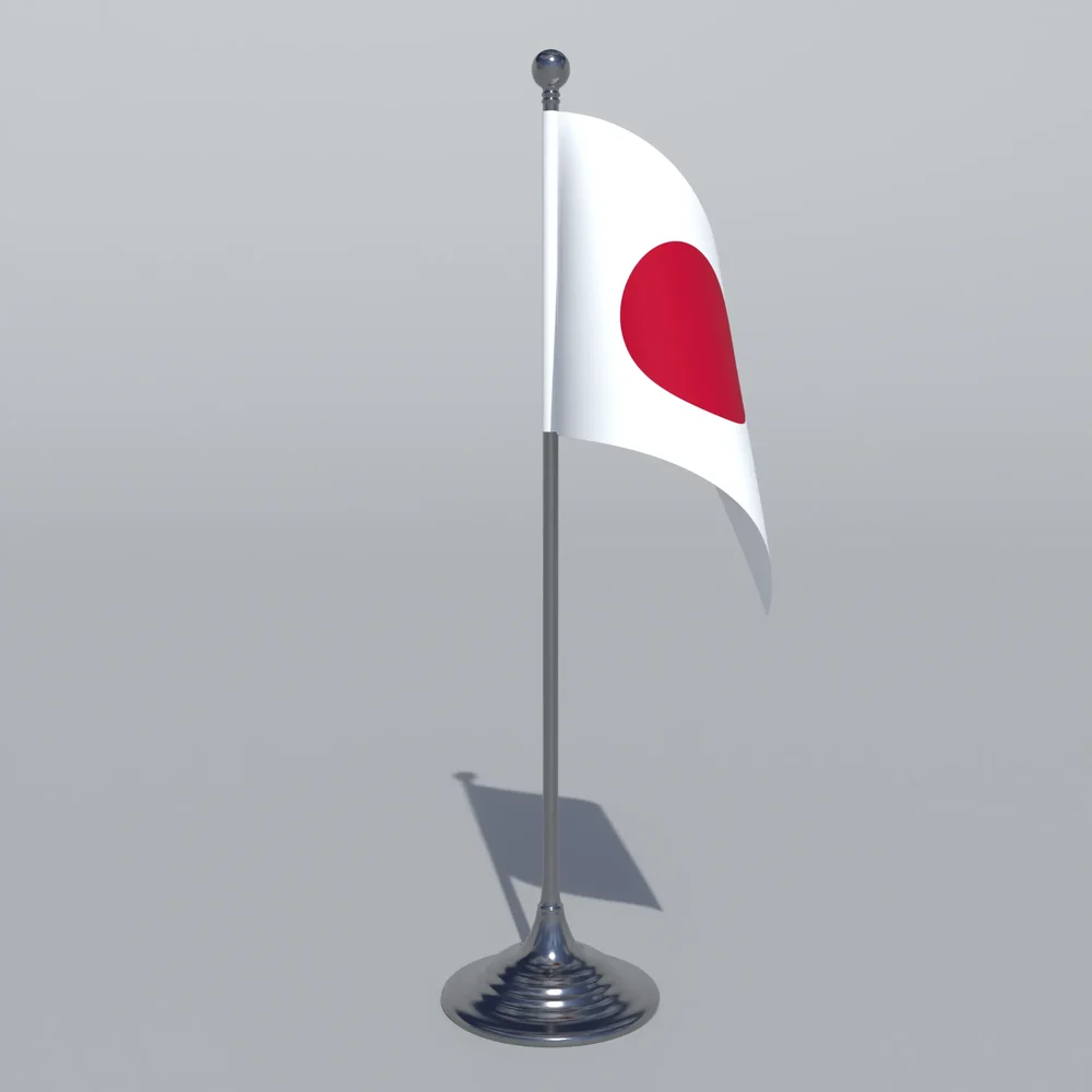 Japan Table Flag