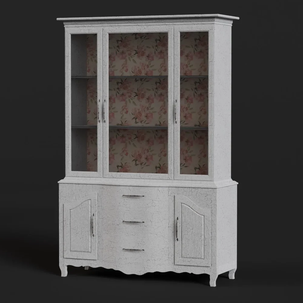 White Wooden Closet