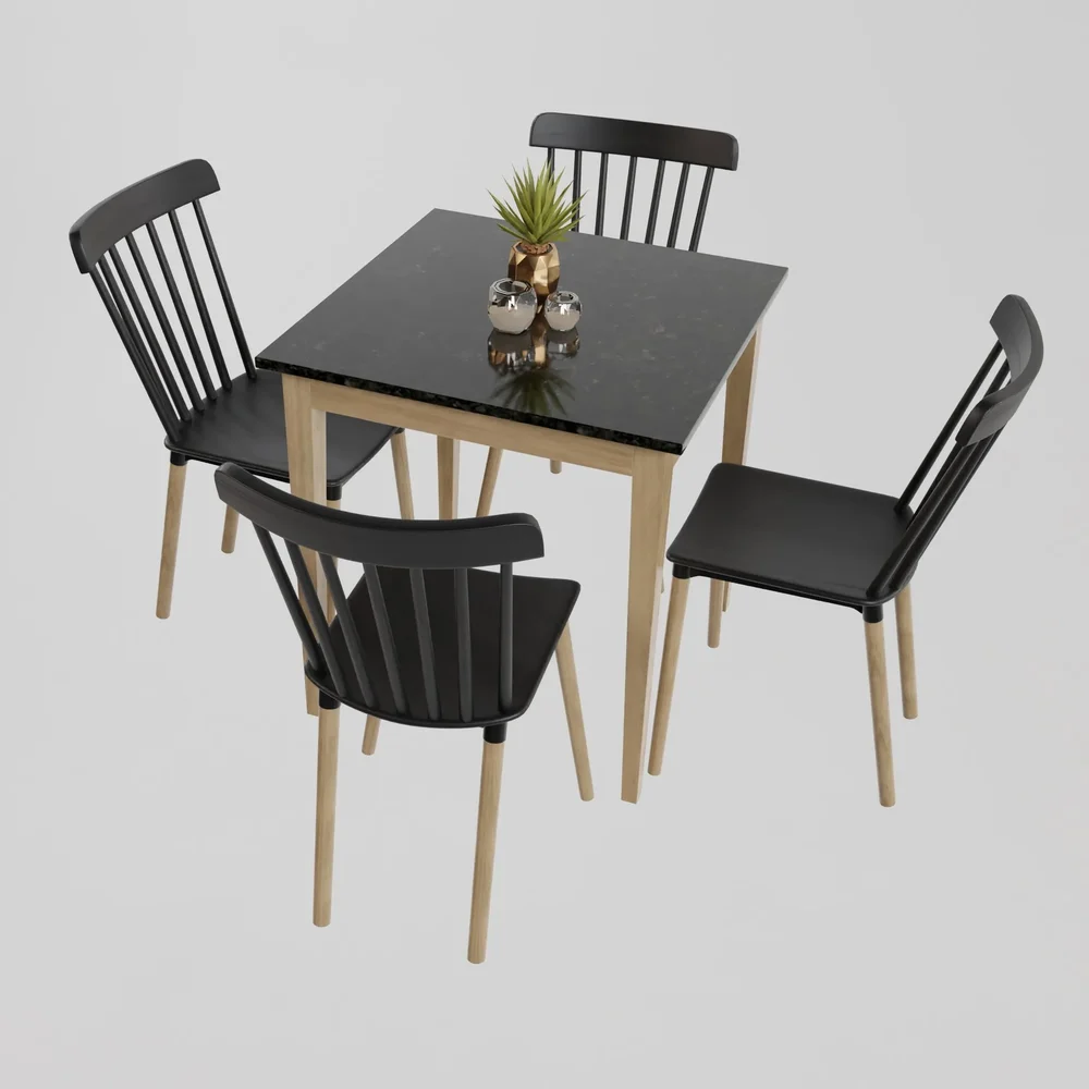 Wooden Table And Chair