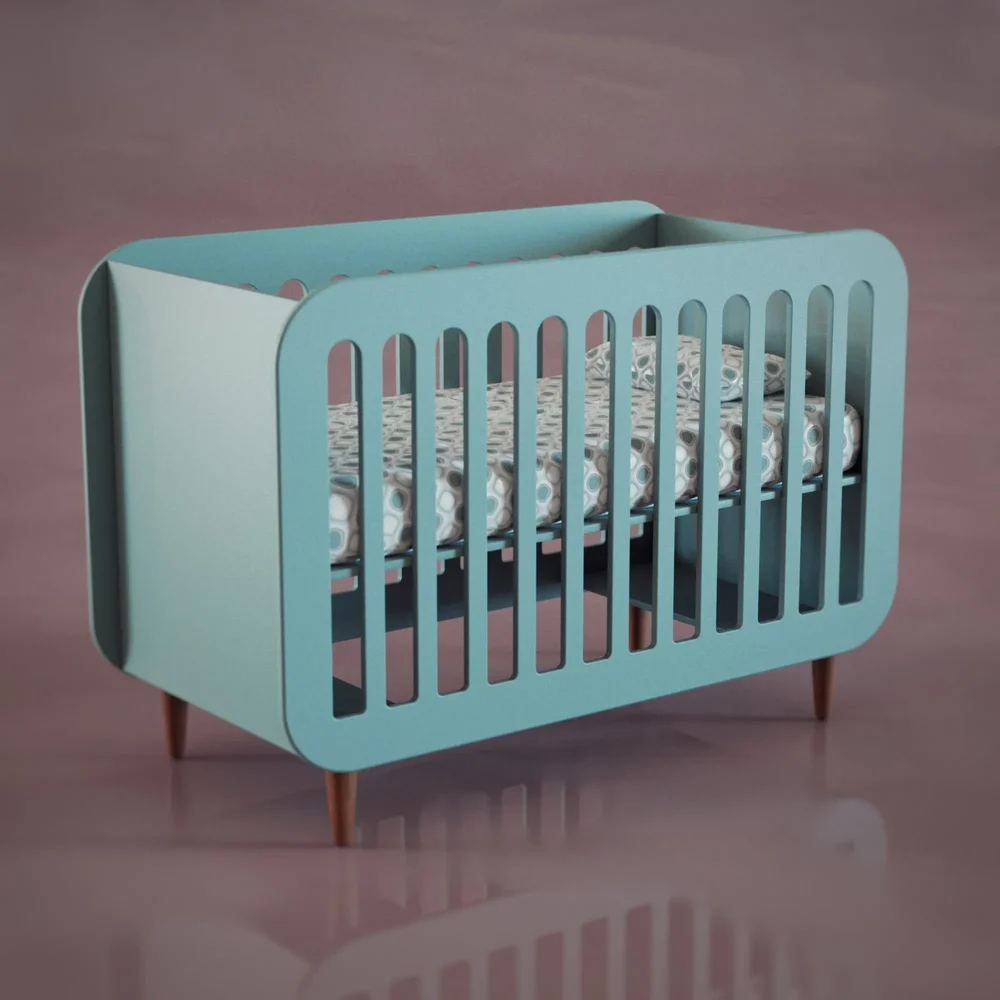 Baby Crib ( Jimi Colourful Cot )