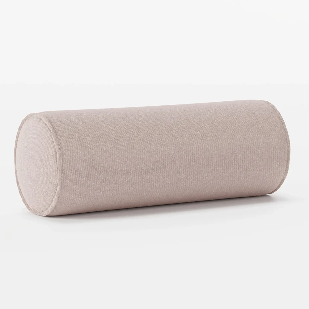 Cylinder Pillow Pale Pink Weave