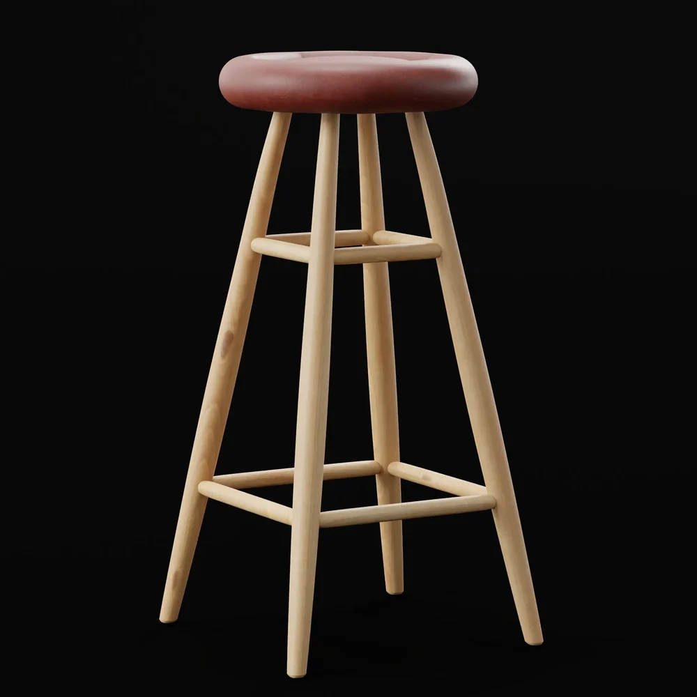Circular Retro Bar Stool