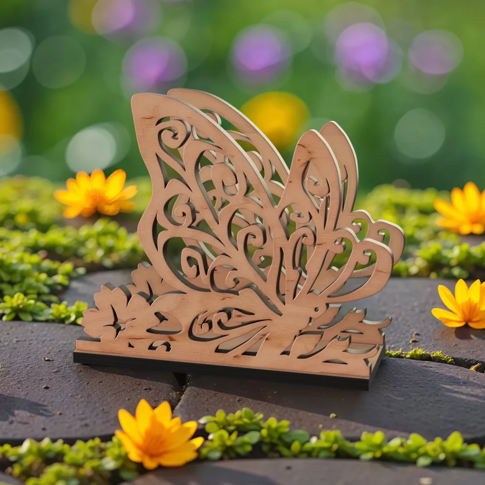 Napkin Holder. Butterfly