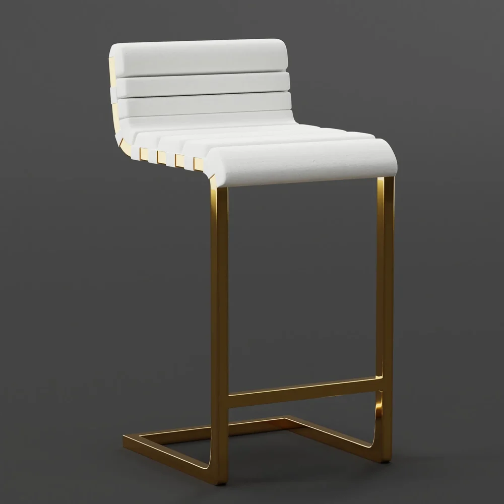 Simple Elegant Padded Bar Stool