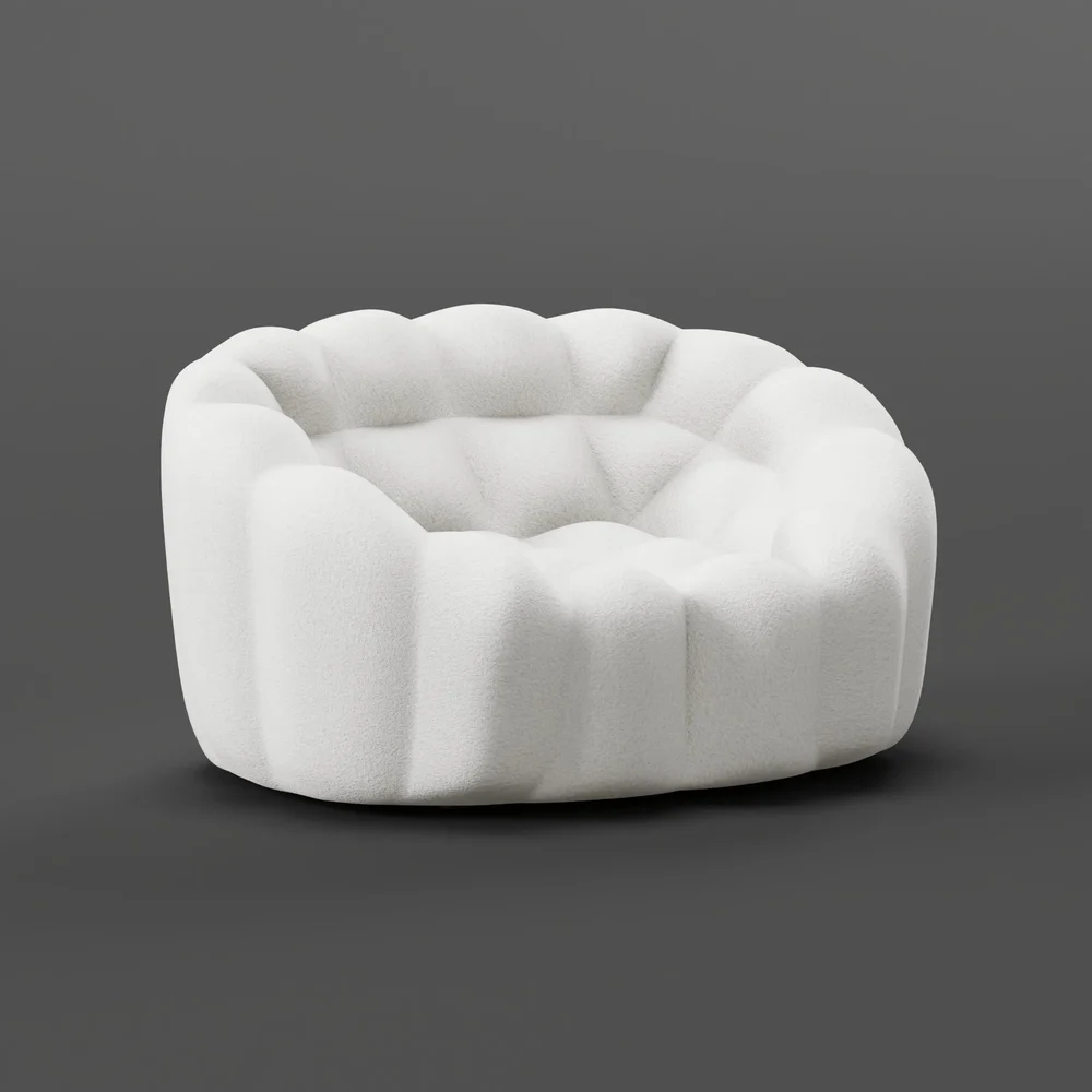 Joda Loveseat Teddy Offwhite