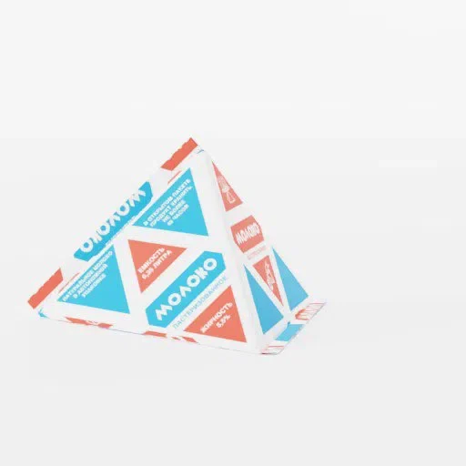 Low Poly Ussr Milk Pack