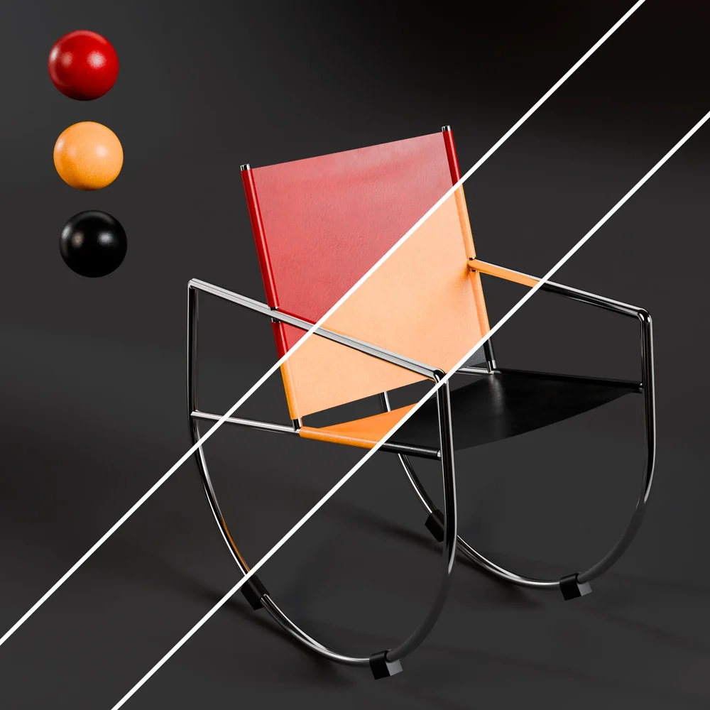 Leather Rocking Chair