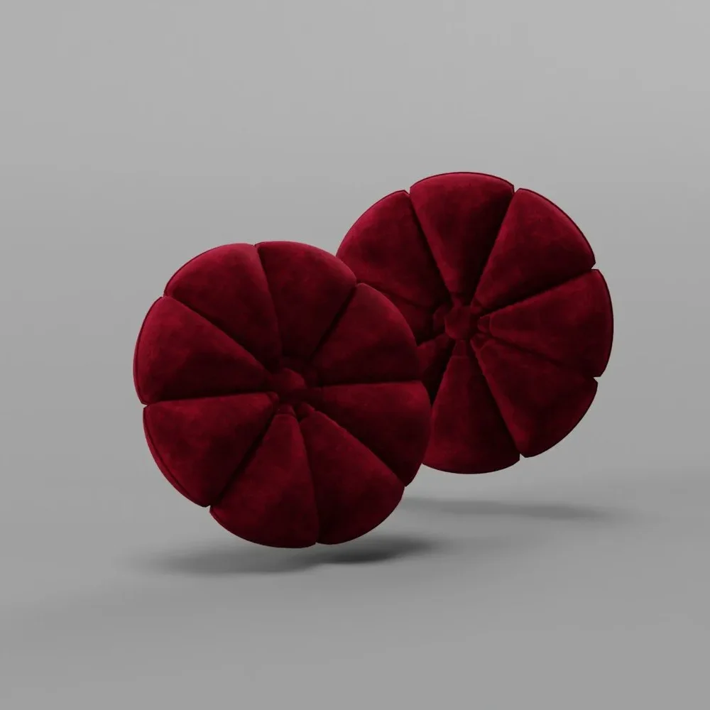 Red Flower Coushion