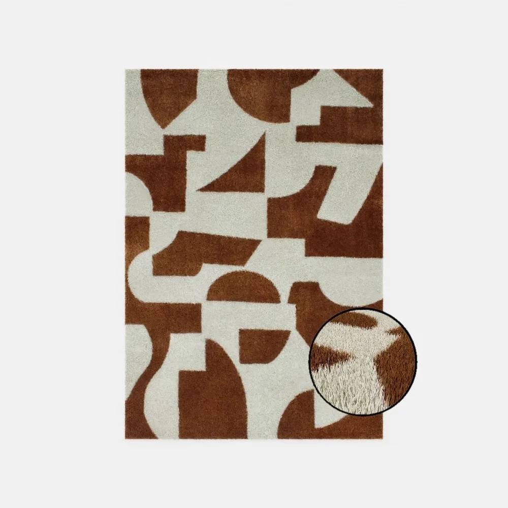 Brown And Beige Rug