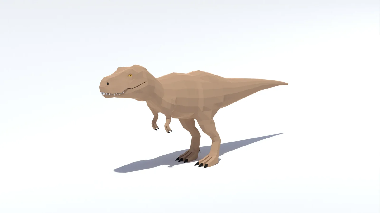 Low Poly Tyrannosaurus T-Rex