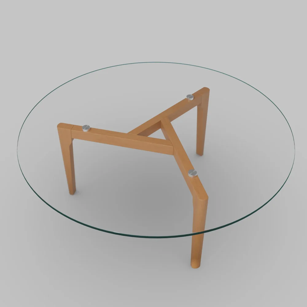 Round Glasstable