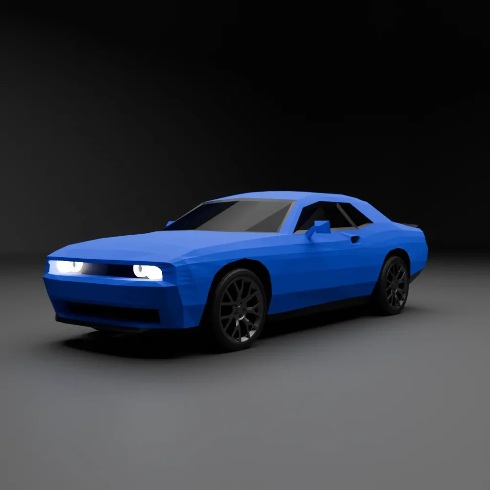 Low Poly Car Model