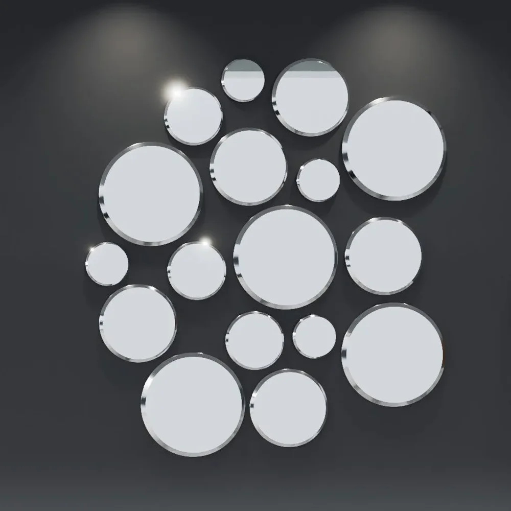 Modern Composite Mirror (17 Pieces)