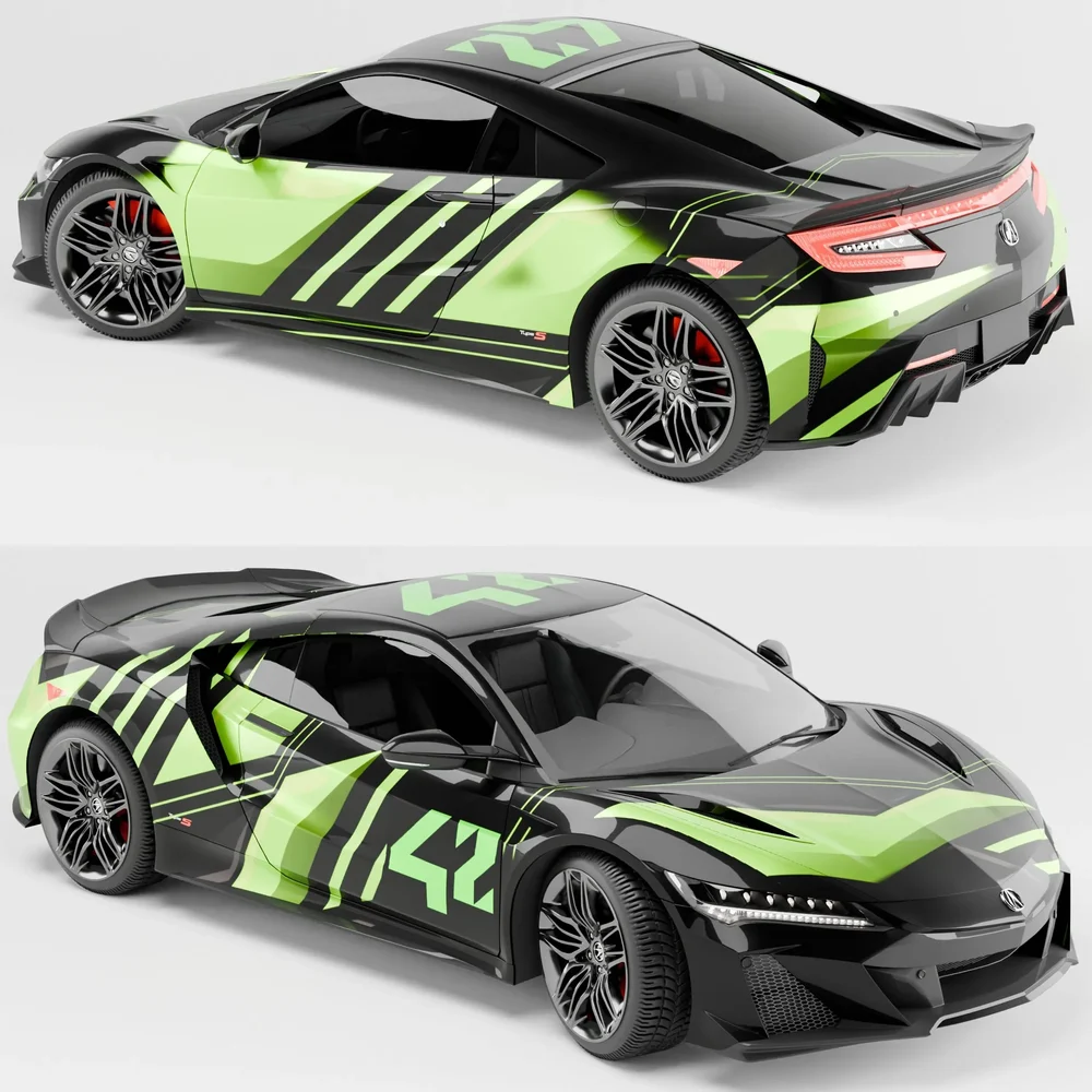 Rigged Sport Car