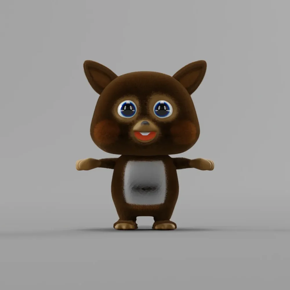 Furry Cute Pet Rigged