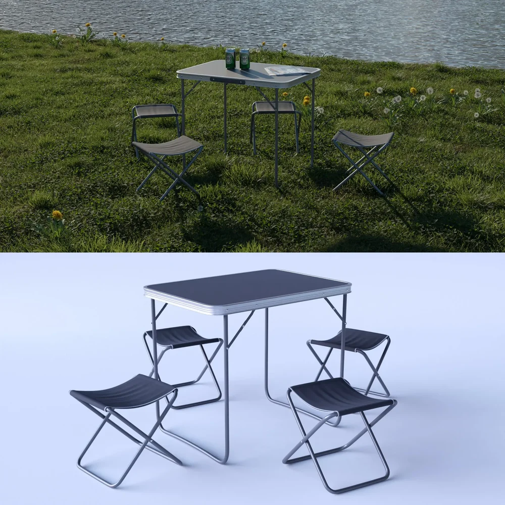 Camping Table And Chairs