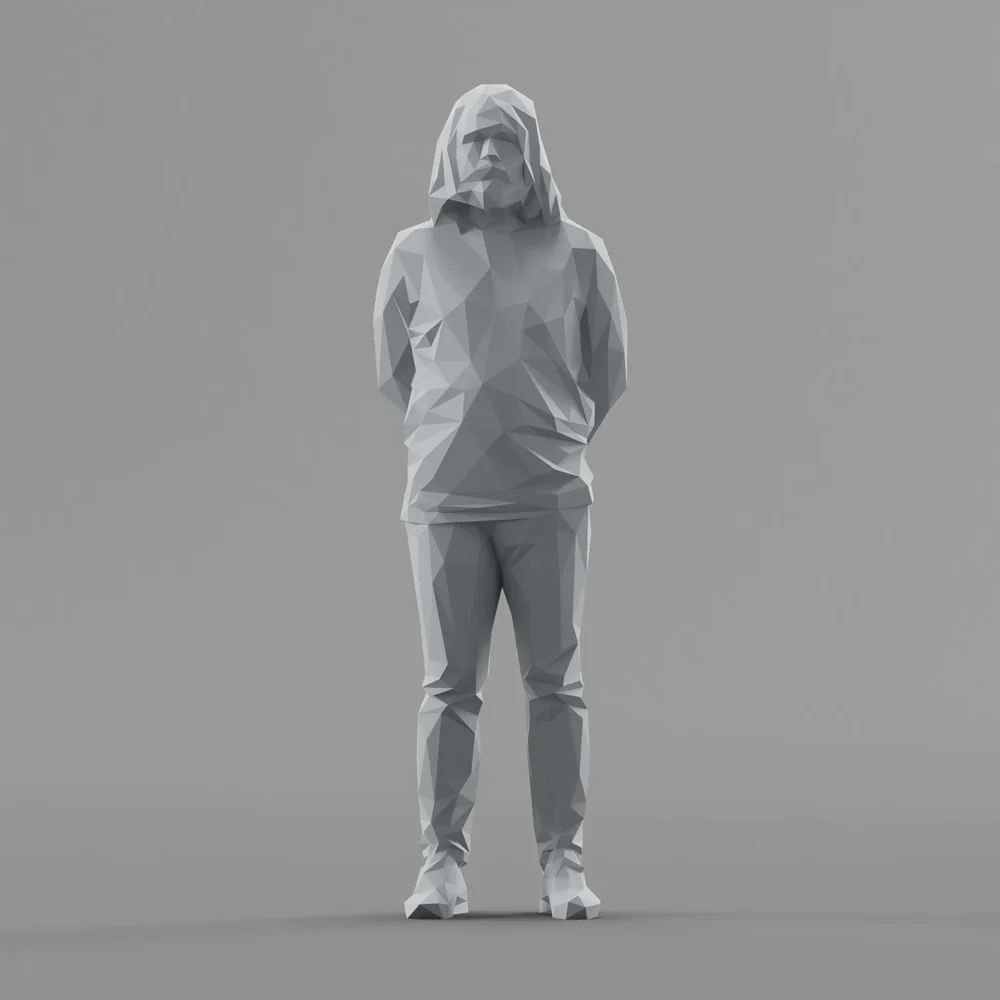 Lowpoly Male Standing