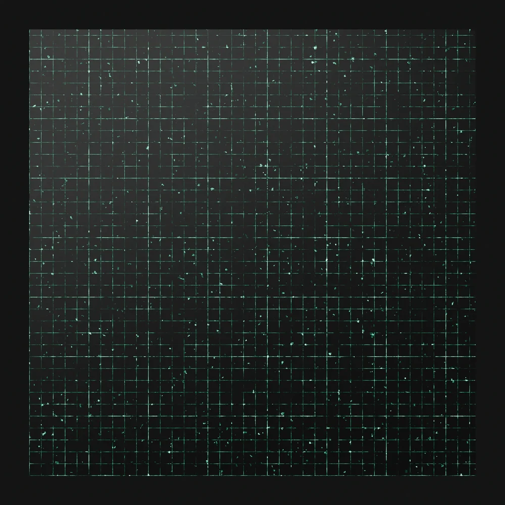 Procedural Sci-Fi Green Floor