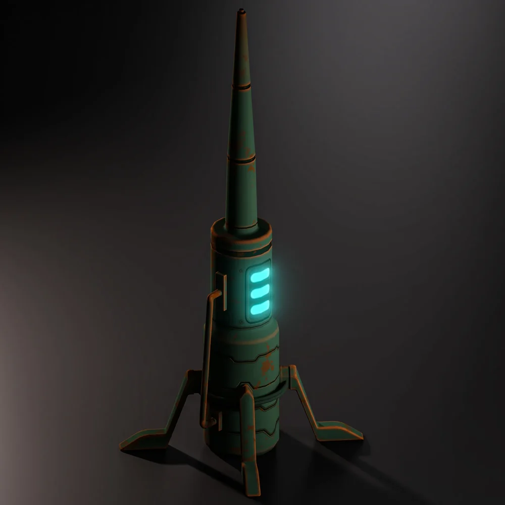 Sci-Fi Orbital Landing Beacon