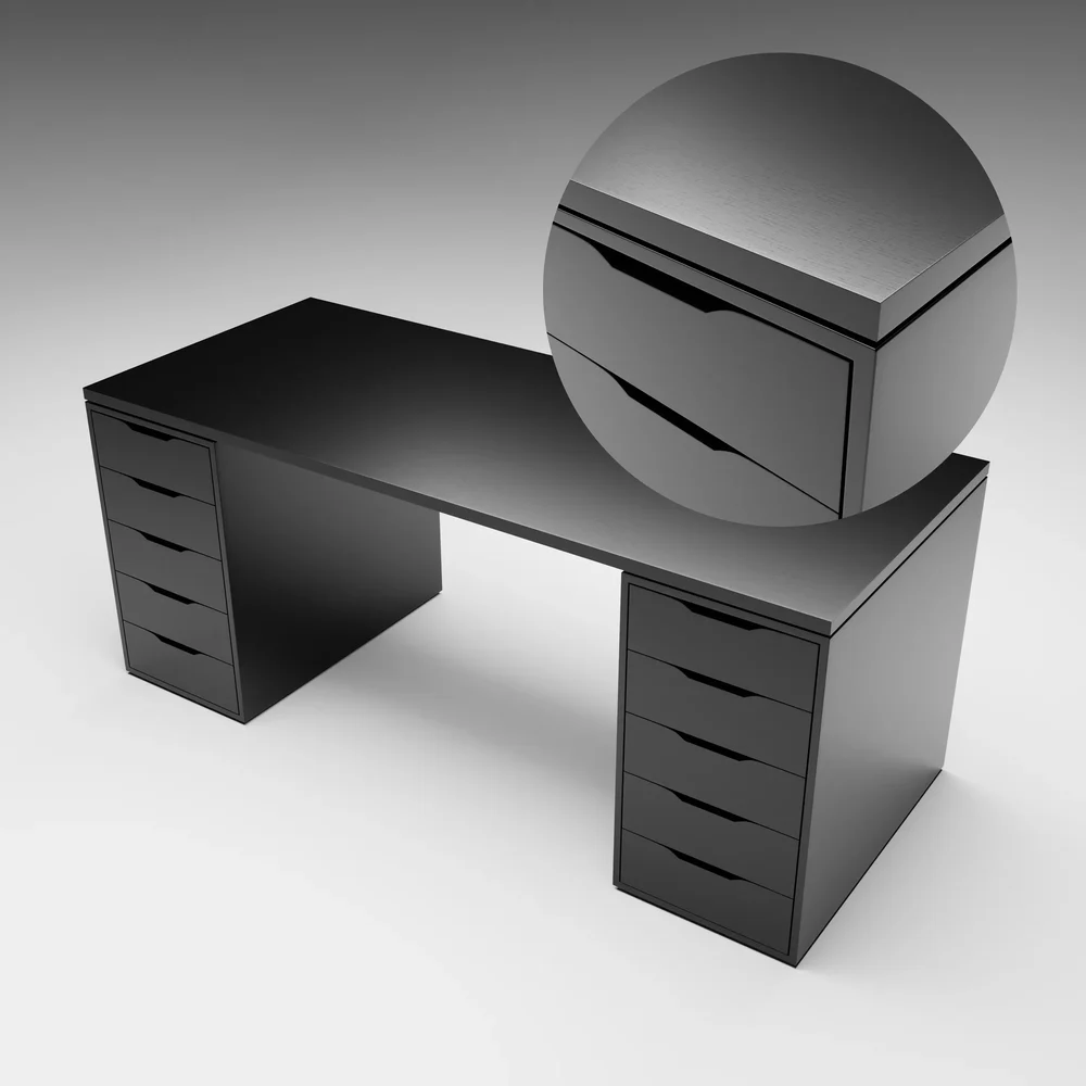 Ikea Gaming Desk Dark Matter