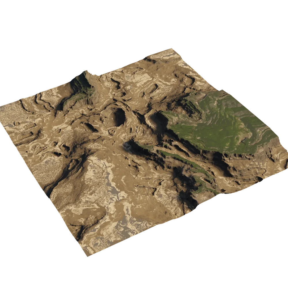 Riff Dunes Mountains