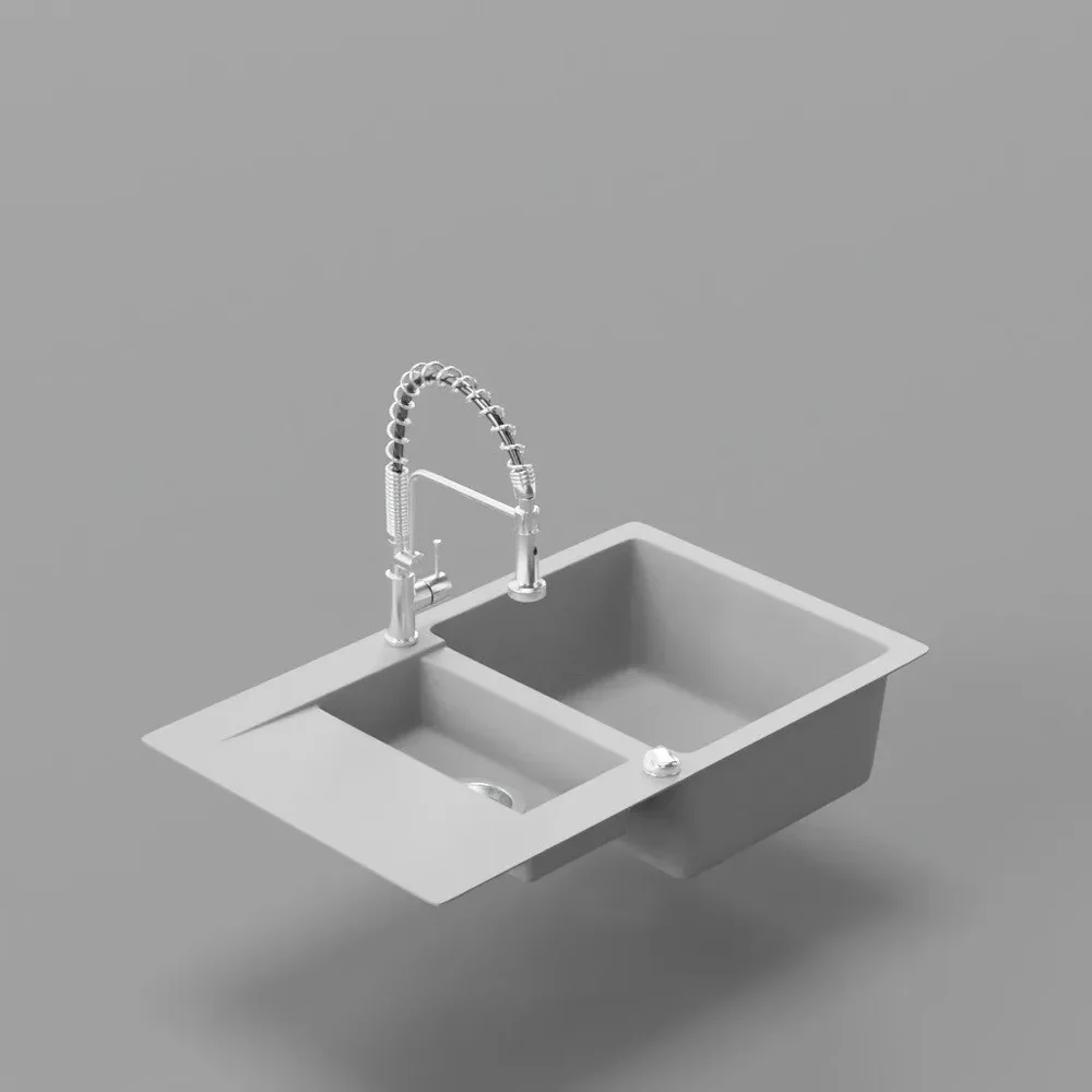 Kitchen Sink With Faucet