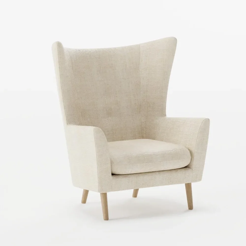White Modern Armchair