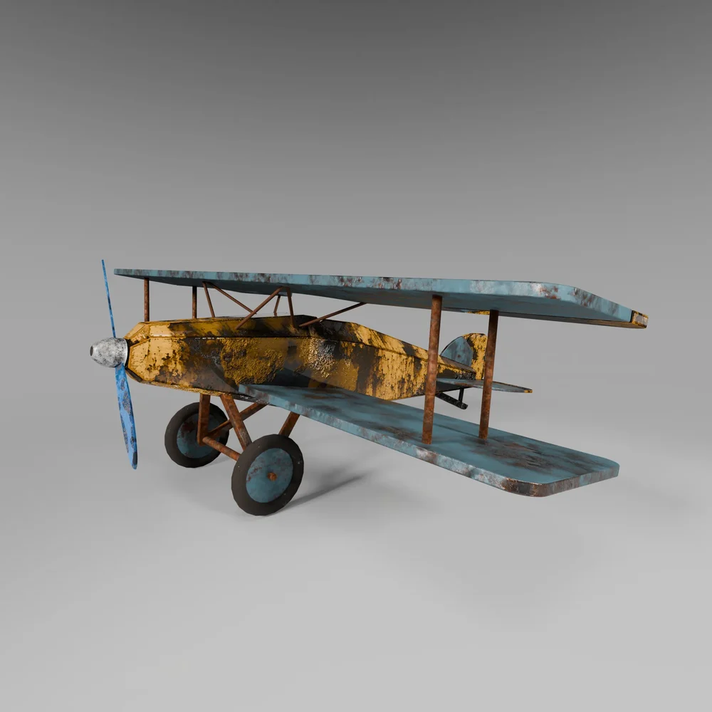 Rusty Biplane Toys