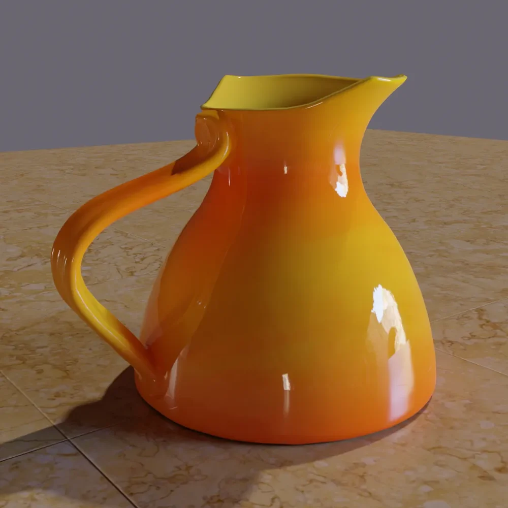 Ceramic Glazed Pitcher