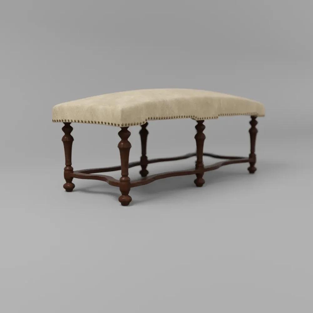 Foot Stool Leather