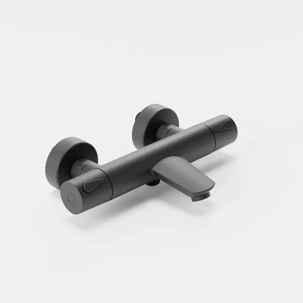 Silhouet Thermostat Armature Bath Black