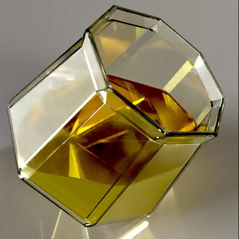Diamond Glass Cup