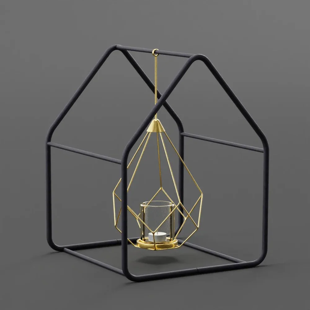 House Rod Hanging Candle Holder